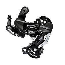 Shimano, Tourney RD-TY500, Rear derailleur, 6/7sp., SGS, Black, Direct attachment