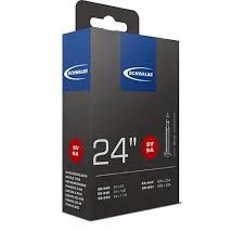 Schwalbe Wheelchair Tube SV 9A, 24 x 3/4 - 1.0&quot; (540/541), 40mm Presta Valve /each