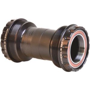 Wheels MFG T47, Abec-5 Angular Contact, Outboard Bottom Bracket for 30mm Cranks, Black