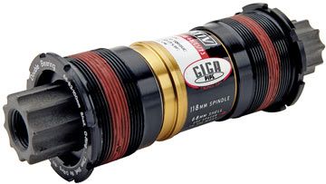 Truvativ, Giga Pipe DH, iSiS bottom bracket, BSA, 73Emm, 118mm, Steel, Black, 00.6415.015.000