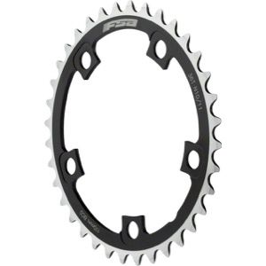 FSA, 50T, 10/11sp., BCD: 110mm, 5 Bolts, Pro Road, Outer Chainring, For Double, Aluminum, Black, 371-0250F
