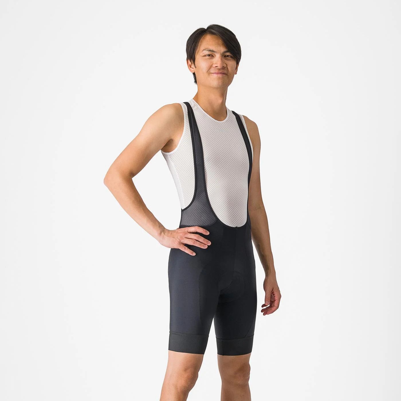 Castelli ENTRATA 2 BIBSHORT, Color: Black, Size: S