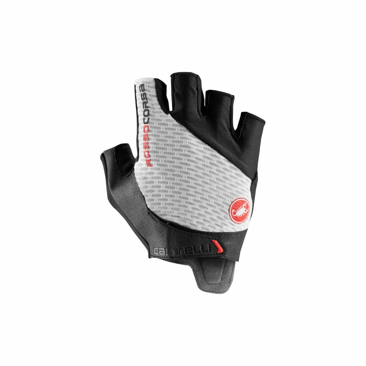 Castelli ROSSO CORSA PRO V GLOVE, Color: White, Size: S