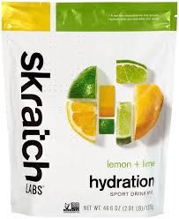Skratch Labs Sport Hydration Drink Mix 1320g, Color: Lemon -Lime, Size: 1320 Grams