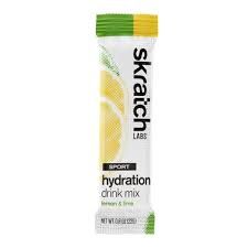 Skratch Labs Sport Hydration Drink Mix: Single 22Grams, Color: Lemon+Lime, Size: 22 Grams