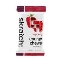 Energy Chews Sport Fuel, Raspberry, 50g, Single Serving