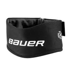 Bauer NLP21 Premium Collar Neck Guard, Color: Black, Size: Youth S/M