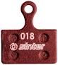 SINTER RED PADS SET 18 SHIMANO