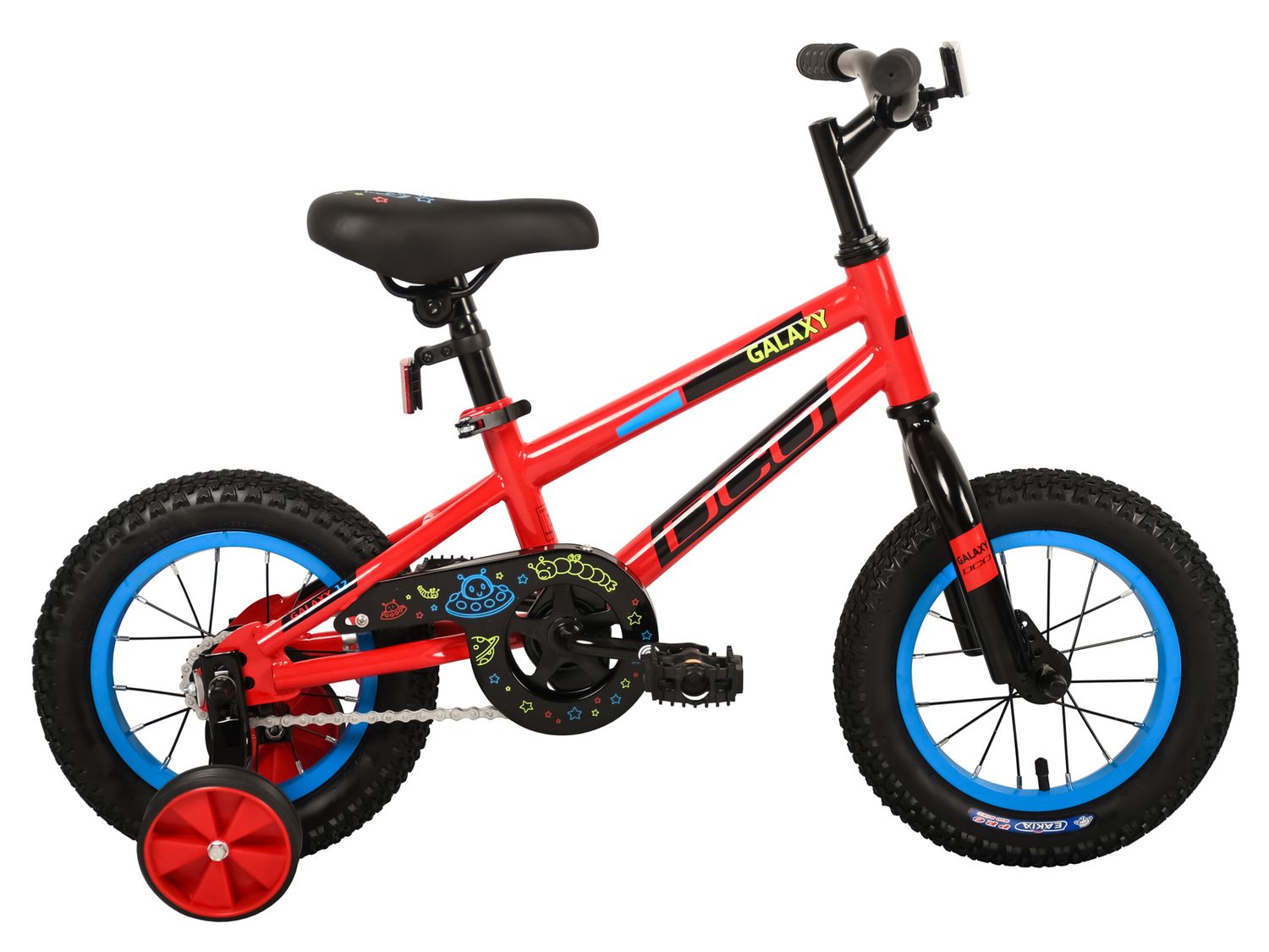 DCO GALAXY GALAXY 12 BOY, Color: Red Glossy, Size: 12"