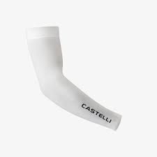 Castelli UPF 50+ Arm 3 Sleeve, Color: White, Size: Med