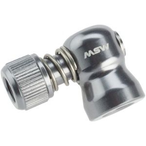 MSW Windstream Push 100 Inflator Head Silver