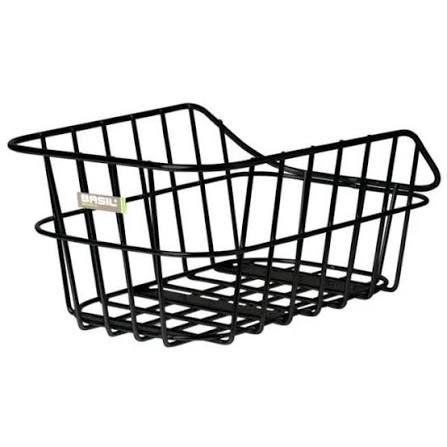Basil, Cento, Rear basket, Black