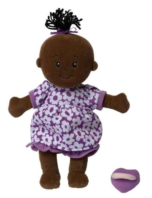 Wee Baby Stella Brown Doll with Black Hair