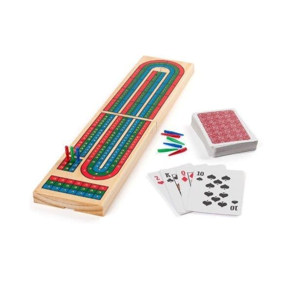 SpinMaster Classic Wood Cribbage in Box