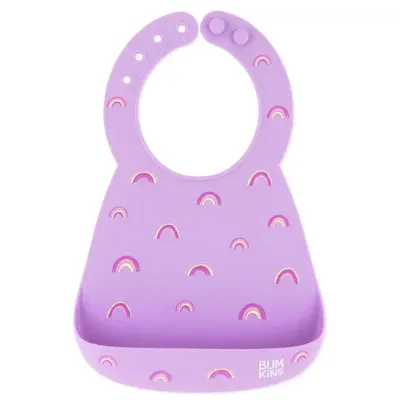 Bumkins Silicone Bib Rainbows