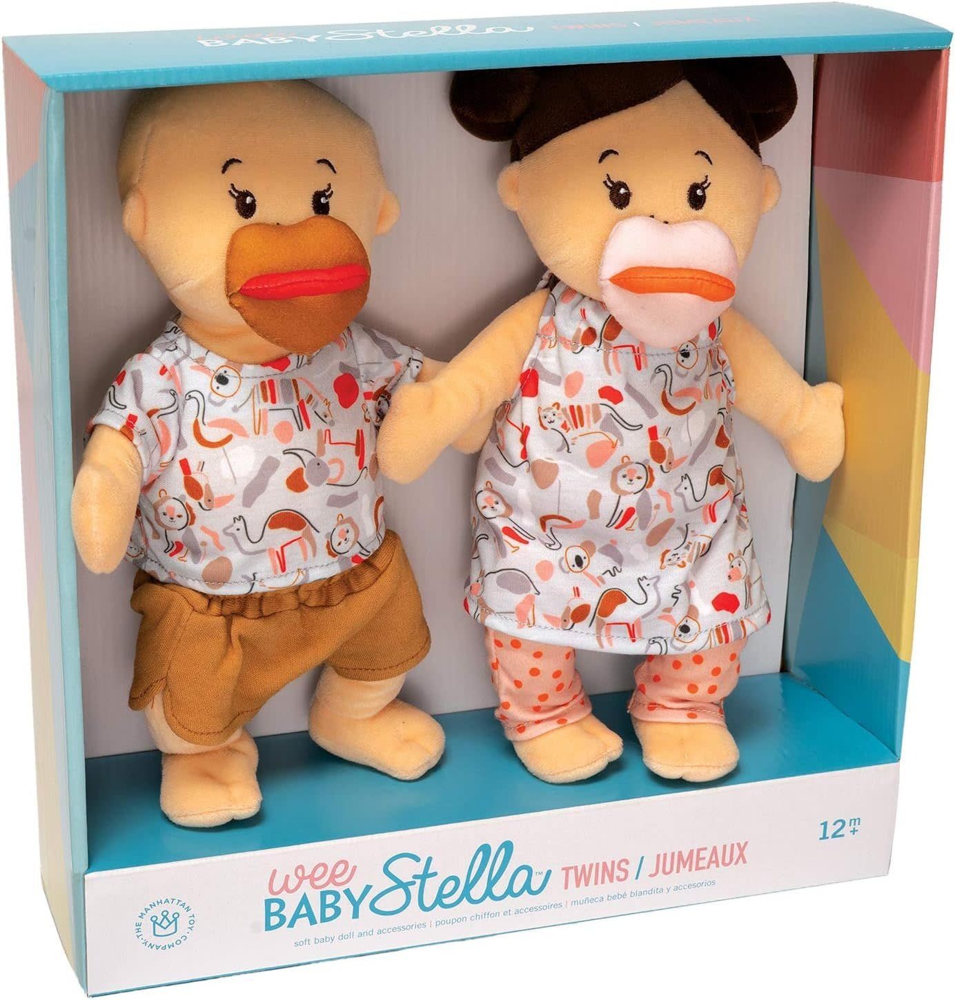 Wee Baby Stella Twins Peach
