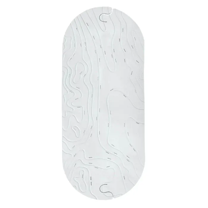 Boon Griffle Bath Mat Grey Gbl