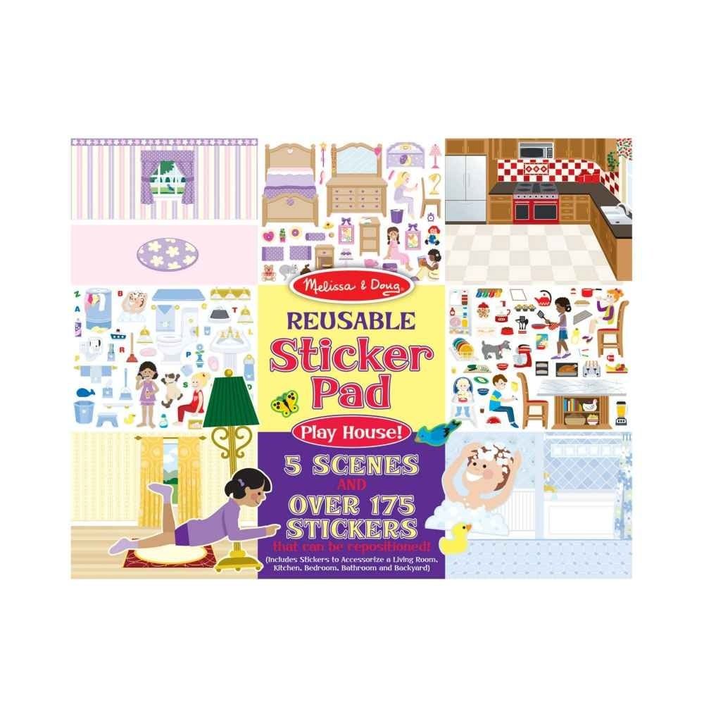 Reusable Sticker Pad  Play House