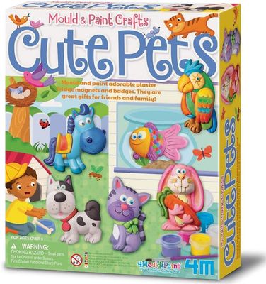 4M Mould and Paint Cute Pets