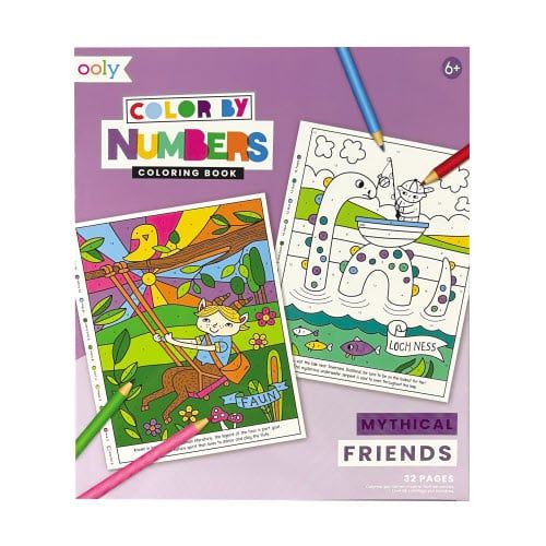 Ooly Colour By Number- Mythical Friends