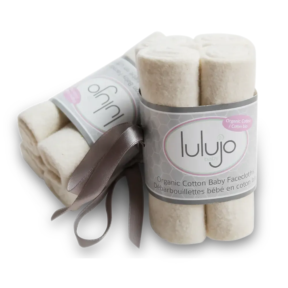Organic Cotton Wash Cloth -  4pack