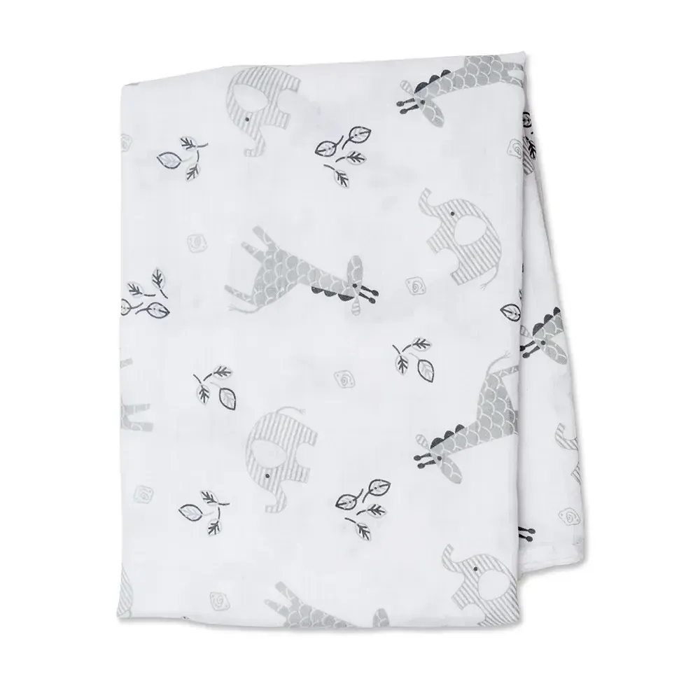 Cotton Muslin Swaddle Blanket - Afrique