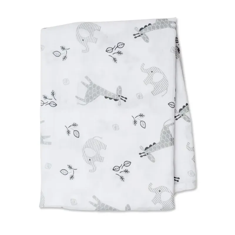 Cotton Muslin Swaddle Blanket - Afrique