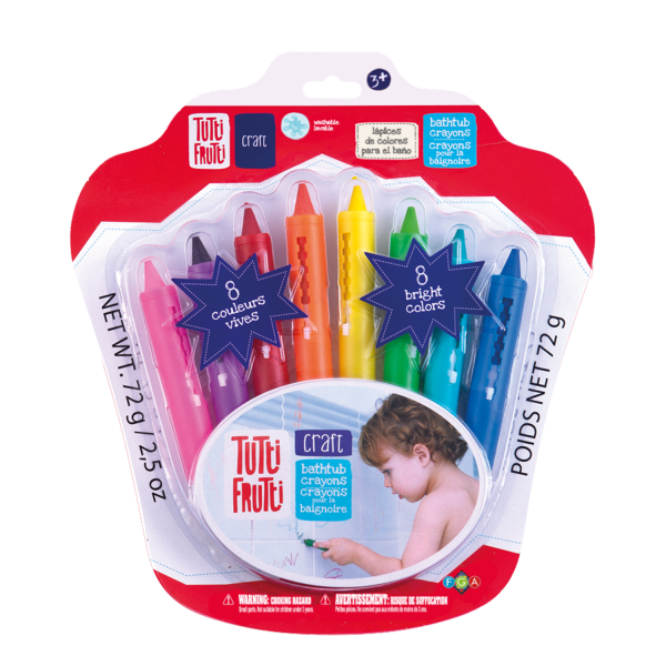 Tutti Frutti Bathtub Crayons