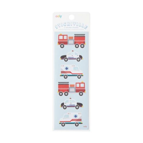 Ooly Stickiville Skinny Helping Vehicles