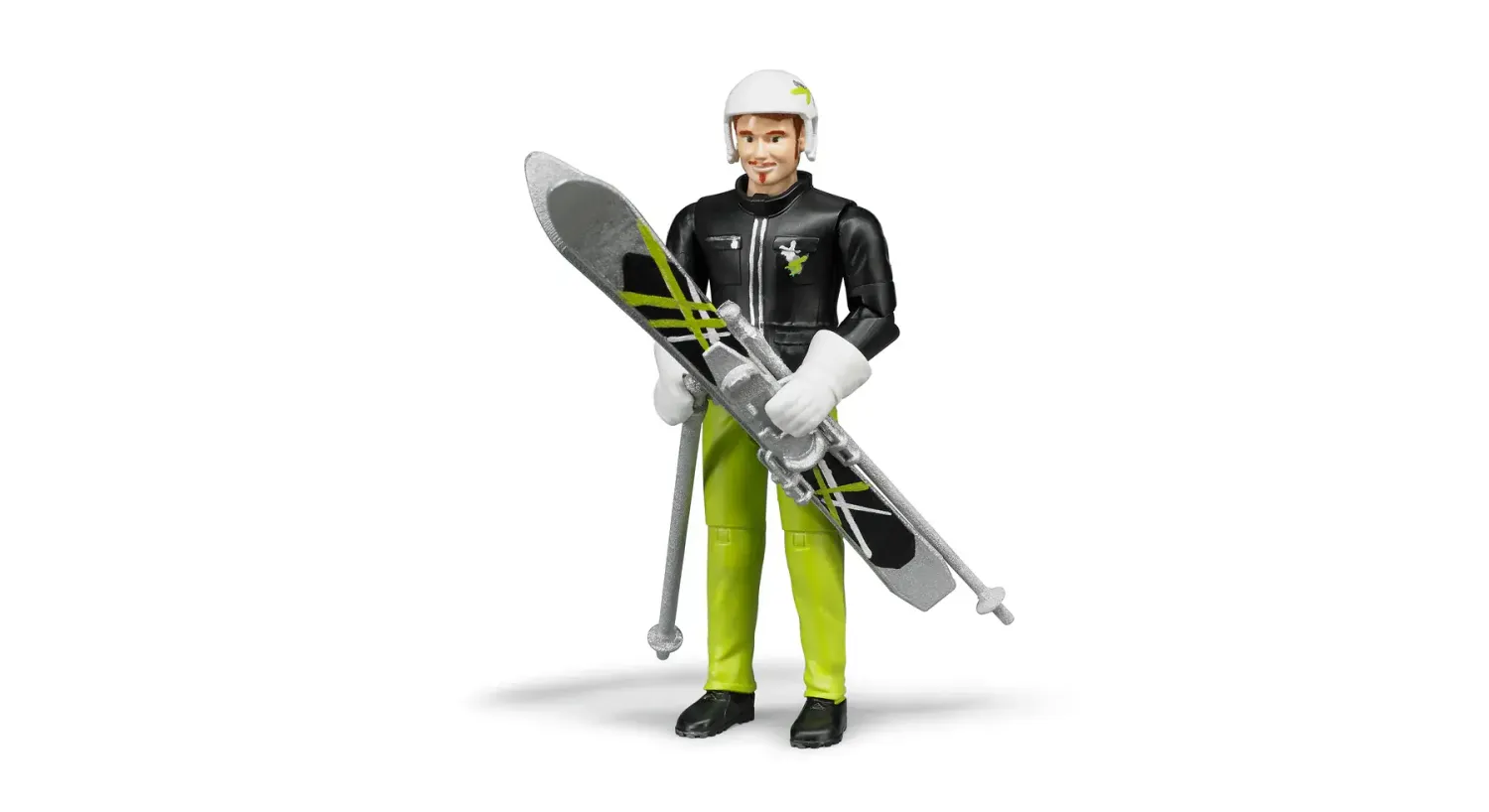 Bruder Skier with Accessories