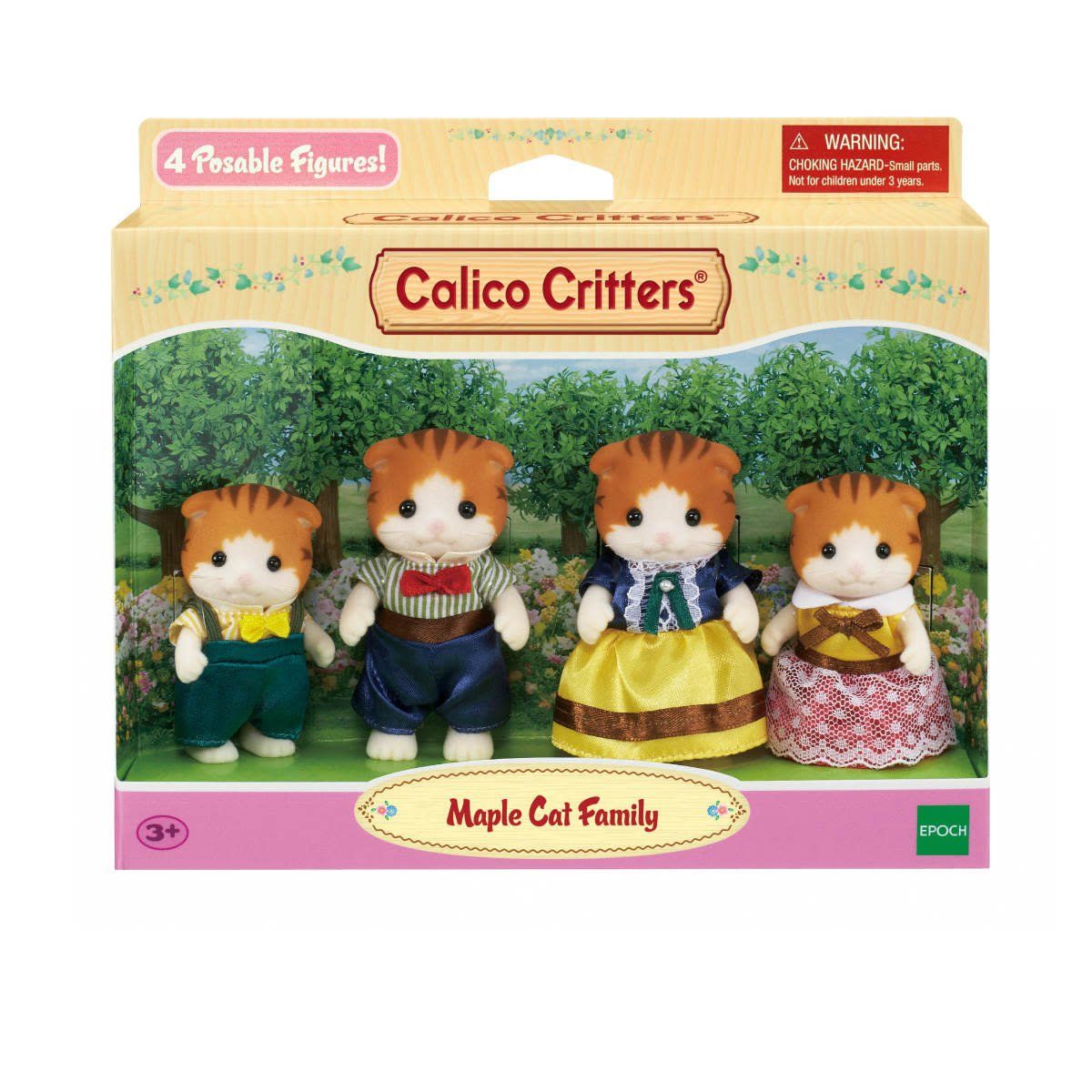 Calico Critters Maple Cat Family