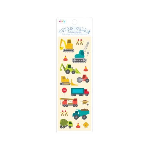 Ooly Stickiville Construction Vehicles Skinny Stickers