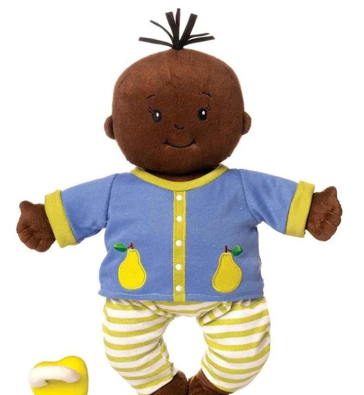 Baby Stella Brown Doll with Black Hair