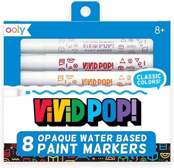 Ooly Vivid Pop! Water Based Paint Markers