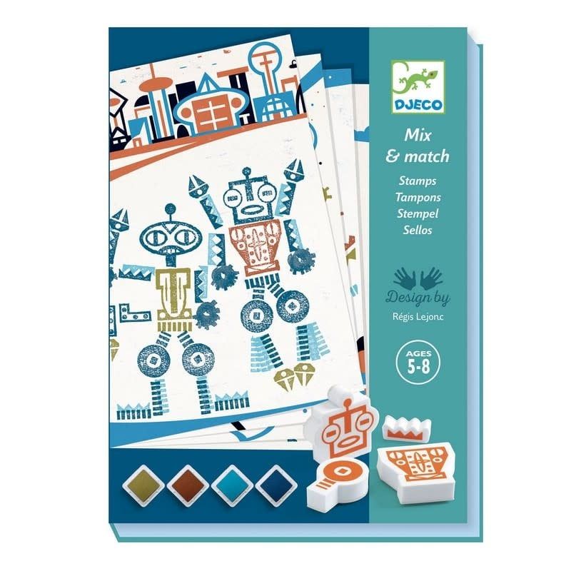 Djeco Alien Robot Stamps