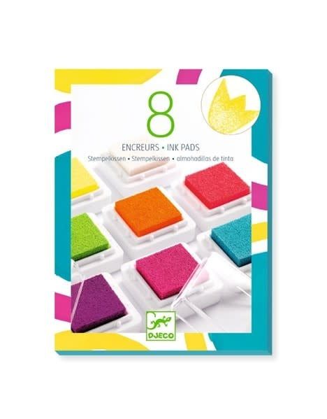 8 Ink Pads &amp; 1 Cleaner