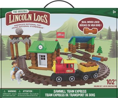 Lincoln Logs Sawmill Train Express