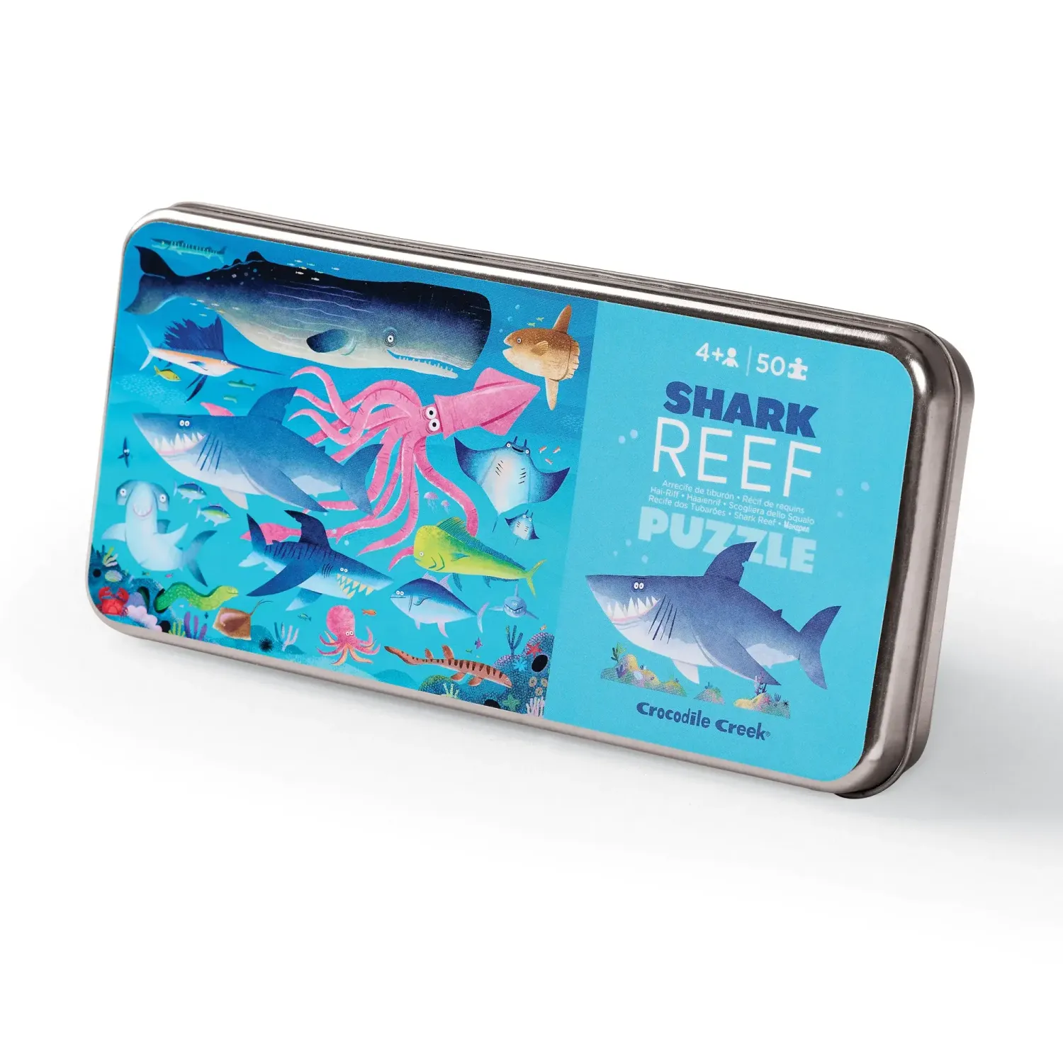 Shark Puzzle 50 pc Puzzle in Tin