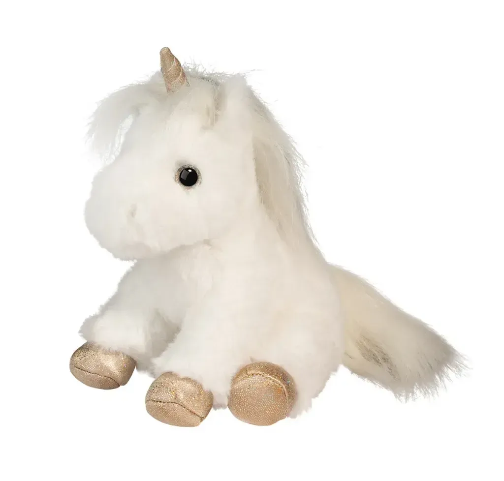 Douglas Toys Elodie Soft White Unicorn