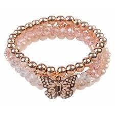 Great Pretenders Blush Crush Bracelet Set, 4pcs