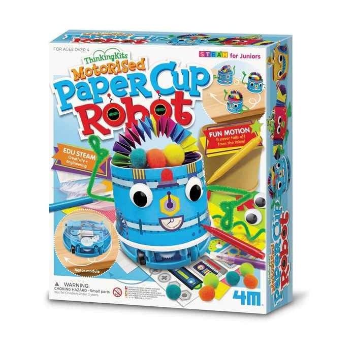 4M Steam for Juniors Motorised Paper Cup Robot