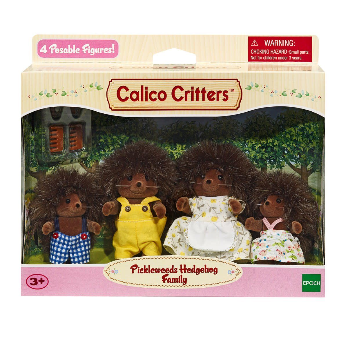 Calico Critters Hedgehog Family