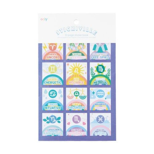 Ooly Stickiville Book Zodiac (Matte Paper)