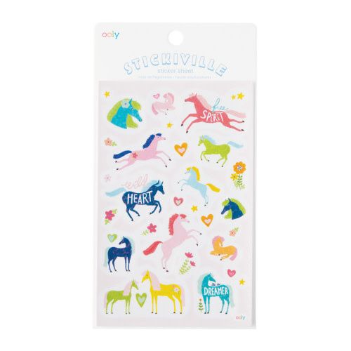 Ooly Stickiville Wild Horses Holographic Sticker