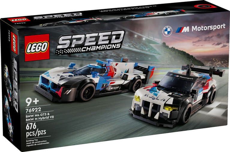Speed Champions BMW M4 GT3 &amp; BMW Hybrid Race Car