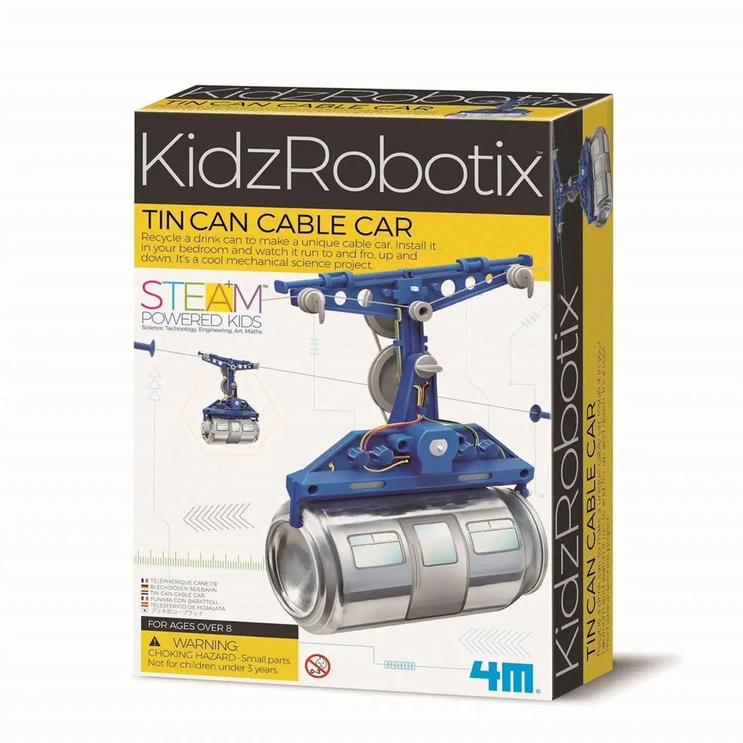 4M KidzRobotix Tin Can Cable Car