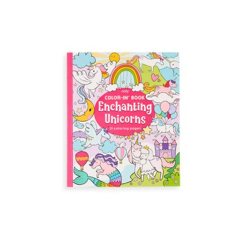 Ooly Colour-In Book Enchanting Unicorns