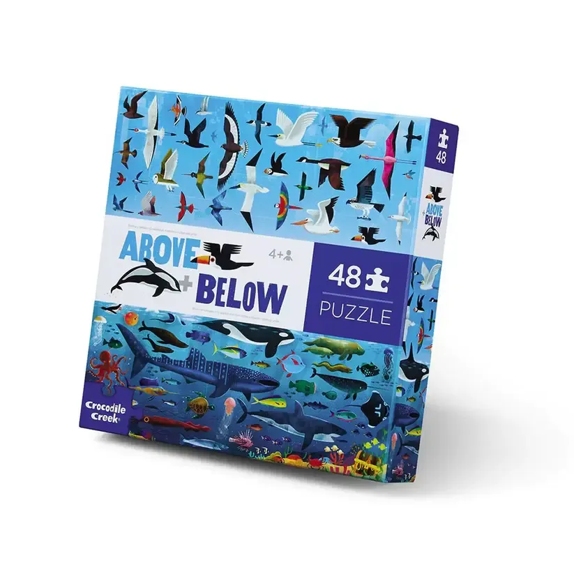 Crocodile Creek Above + Below Sea and Sky 48 pc Puzzle