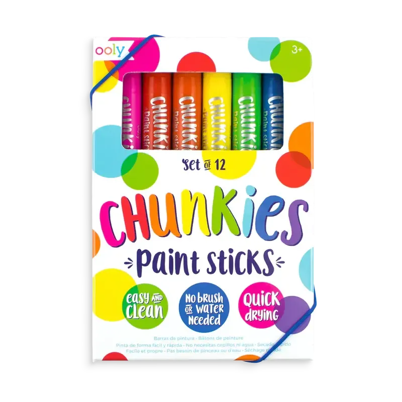 Ooly Chunkies Paint Sticks 12pc