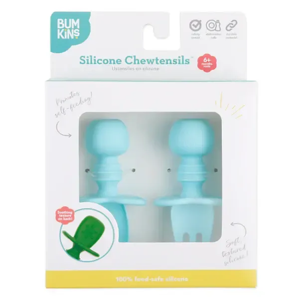 Bumkins Chewtensils Blue
